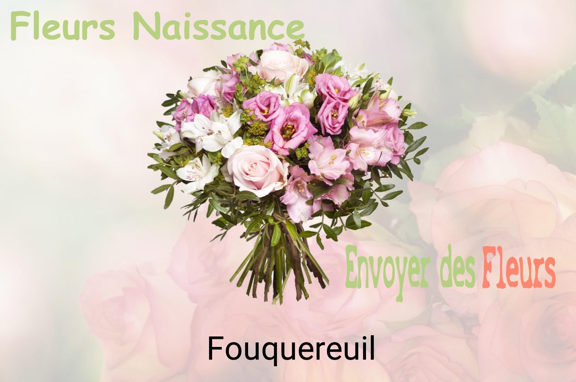 Bouquet de fleurs de naissance livré à Fouquereuil